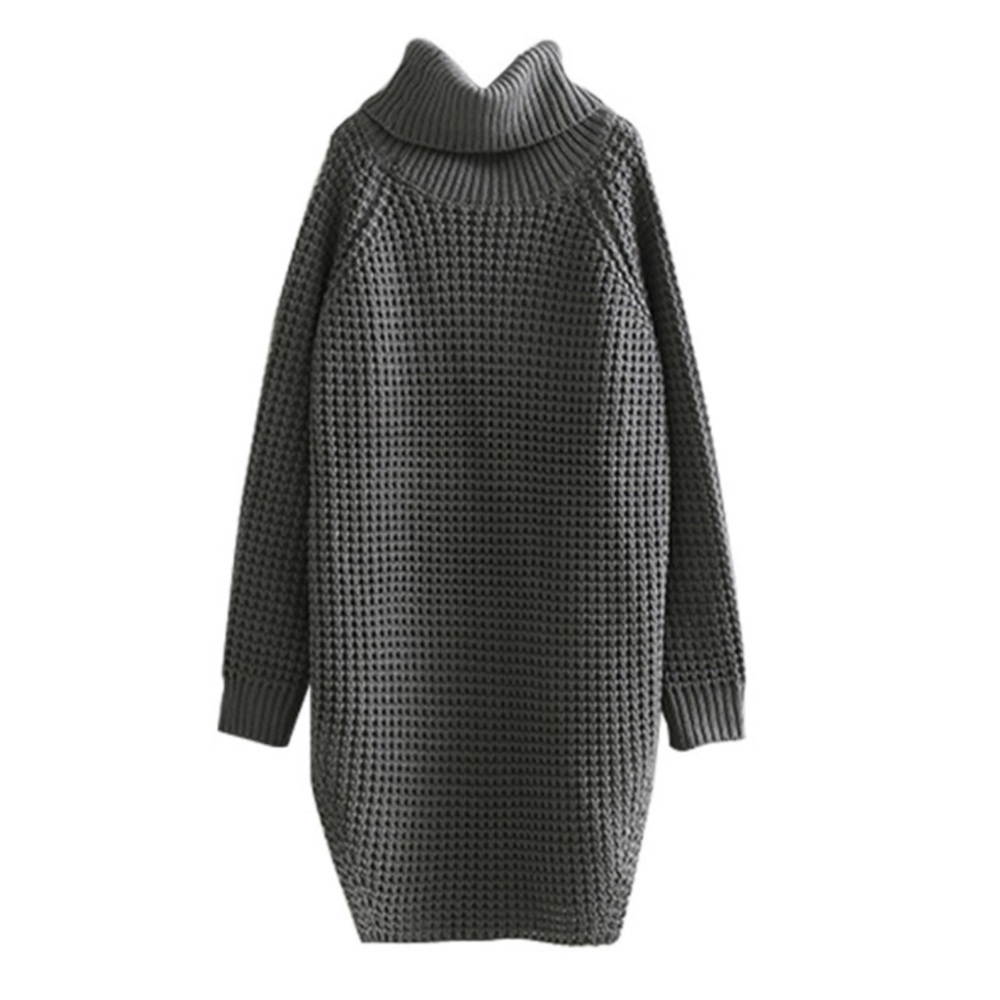 ❤️ Chunky Tunic Turtleneck Sweater - Picture 4 of 8